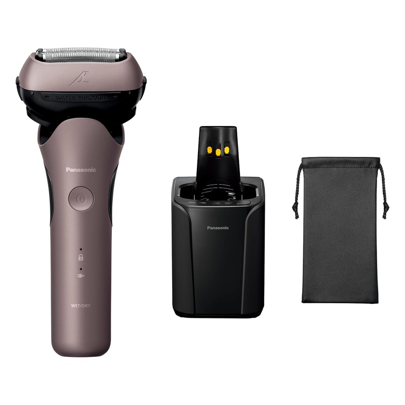 パナソニック ラムダッシュ 3枚刃 ES-L382W ブラウンゴールド 本体と全自動洗浄充電器